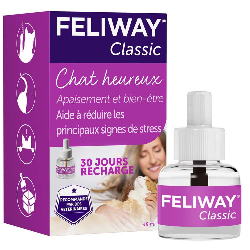 Feliway Classic Refill for Anti-Stress Diffuser cat 48 ml