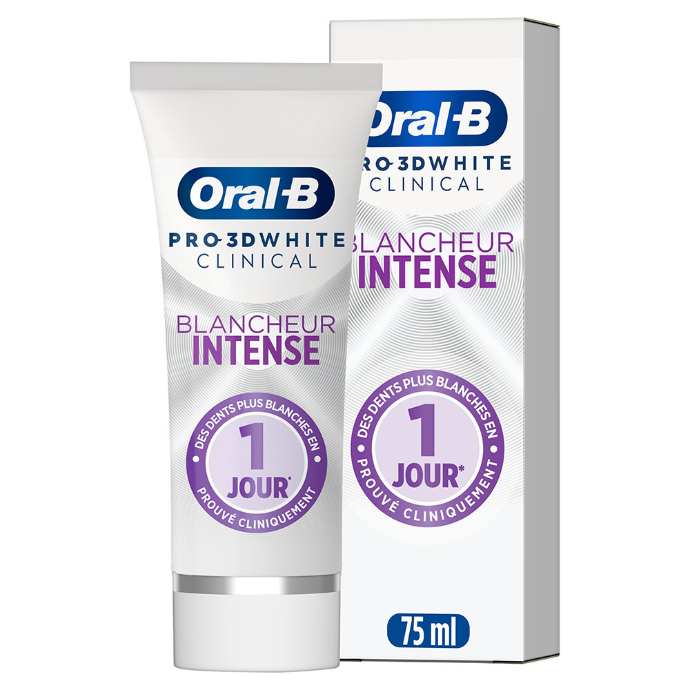 Oral-B Pro 3D White Clinical Intensive Whitening Toothpaste 75ml