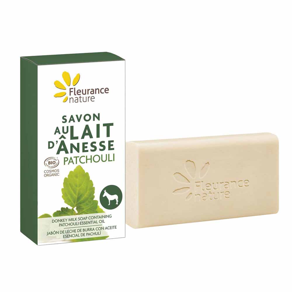 Fleurance Nature Organic Patchouli Asses Milk Soap 100ml