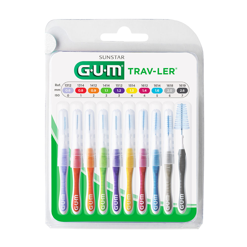 Gum Trav-ler Trav-ler Brush 10 Size x10