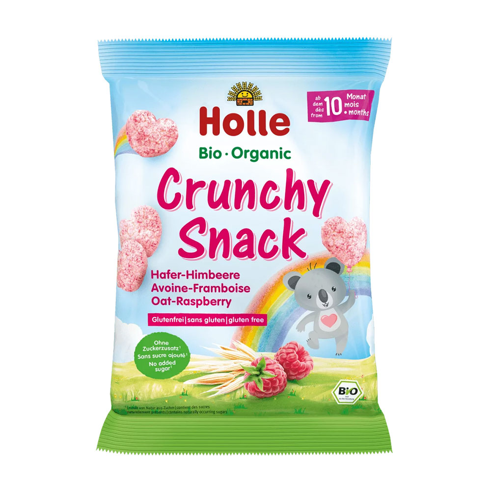 Holle Pural Organic Crunchy Oat-Raspberry Snack from 10 months 30 g