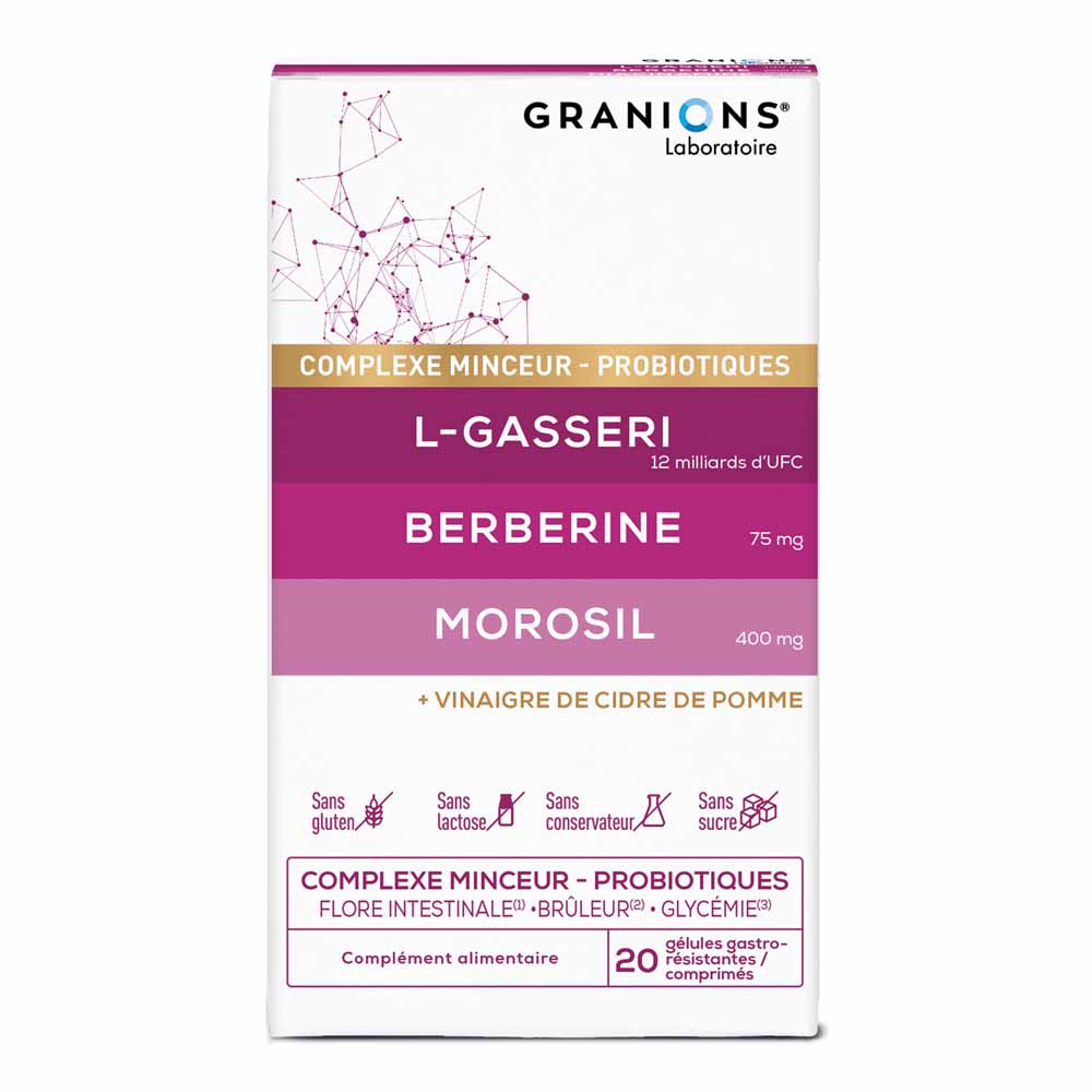 Granions Weight loss complex with probiotics 20 tablets + 20 capsules