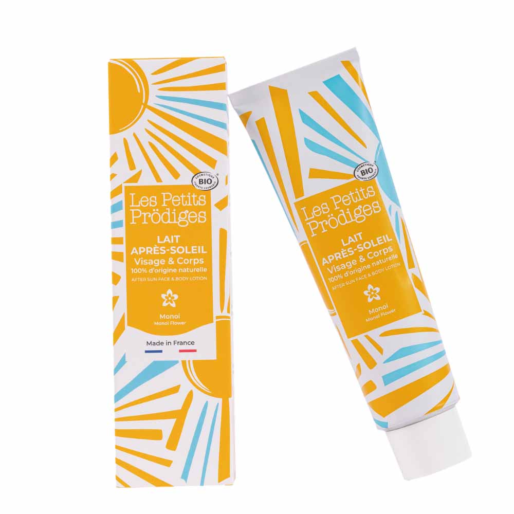 Les petits prodiges Organic After-Sun Milk Monoi Face and Body Perfumes 100ml