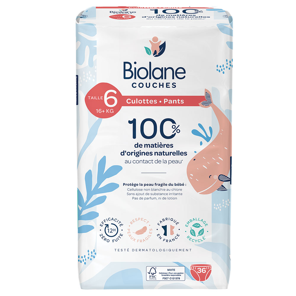 Biolane Diapers Size 6 Taille 6 x36