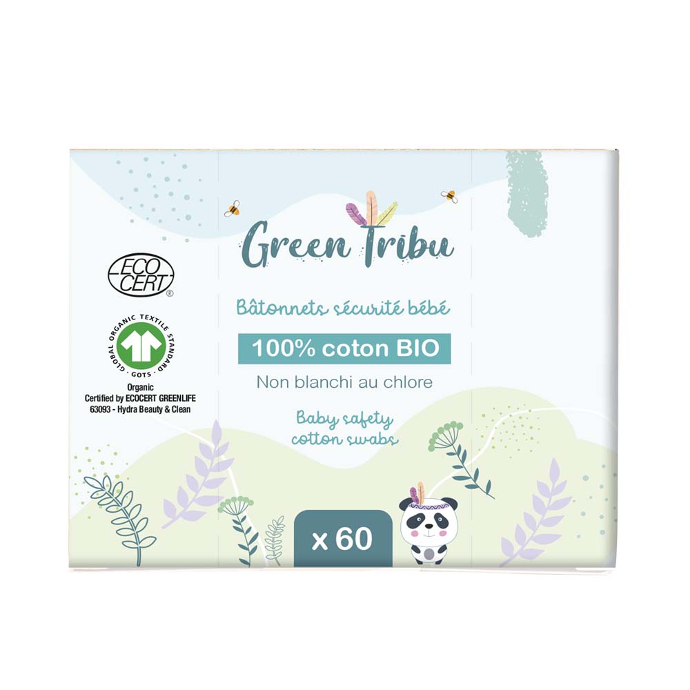 Green Tribu Baby Safety Ear Sticks 60 capsules