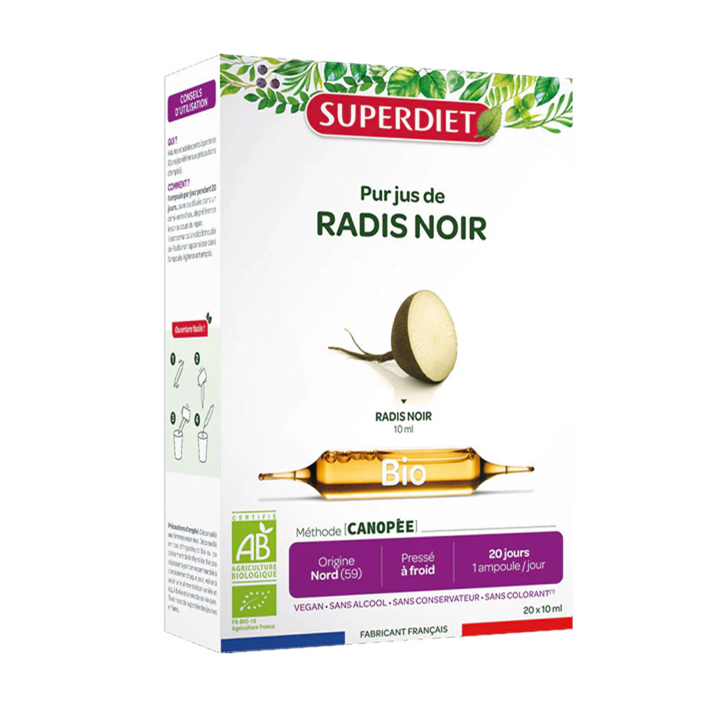 Superdiet Black Radish Liver Wellness 20 Ampulas 10ml