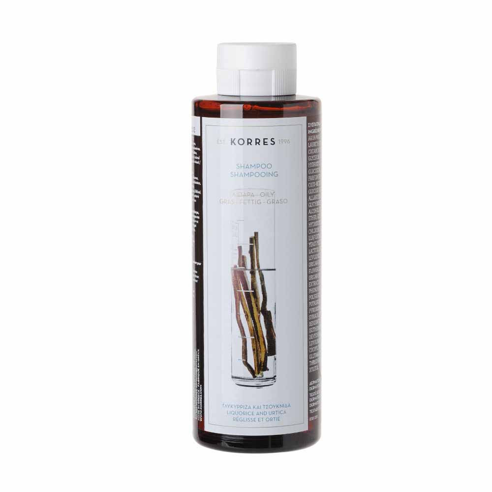 Korres Oily Hair Shampoo Liquorice And Nettle 250ml