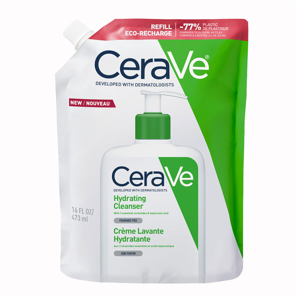 Cerave Body Cleanser Hydrating cleansing cream refill for face and body for normal to dry skin 473 ml