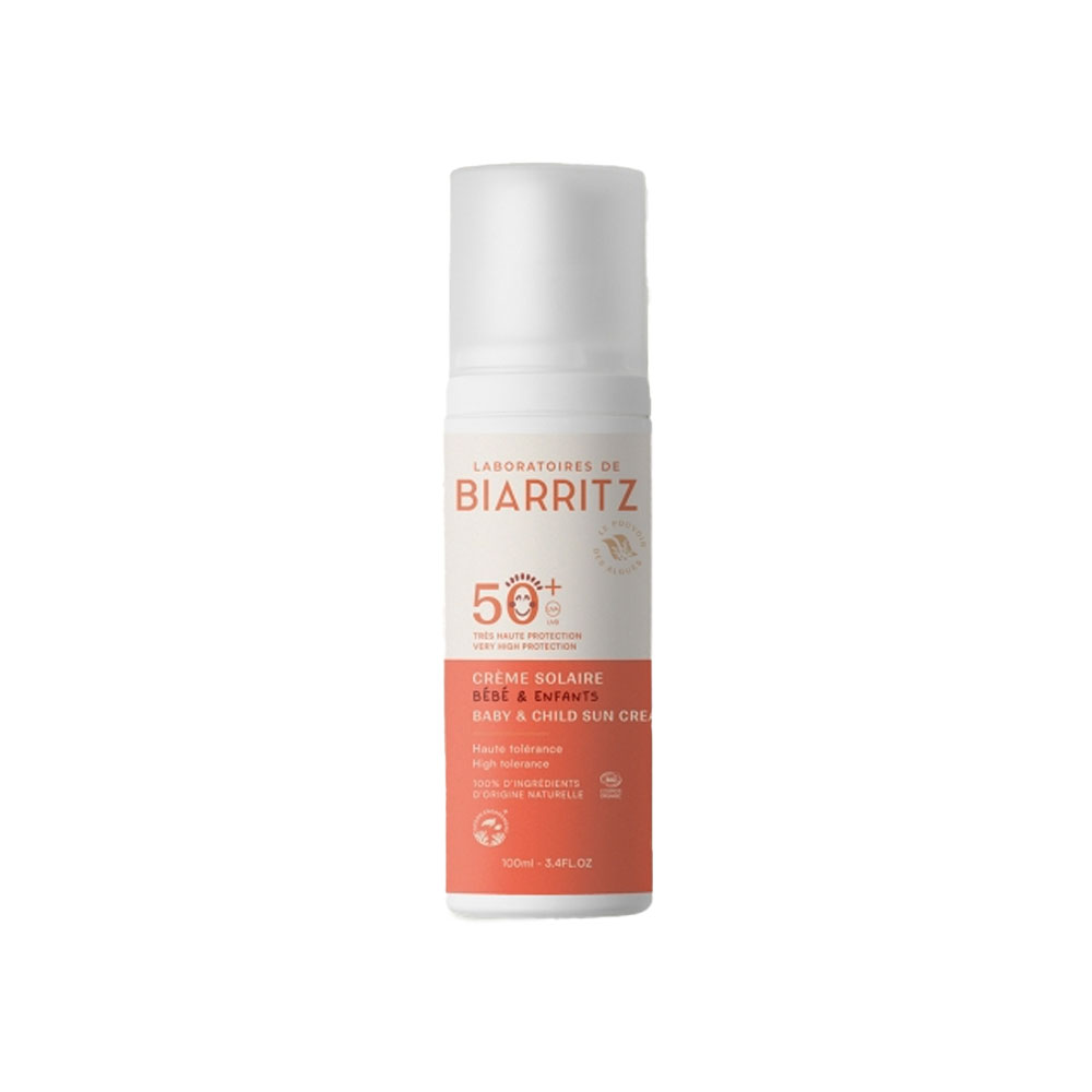 Laboratoires De Biarritz Sun care Baby and child SPF50+ cream organic formula 100 ml