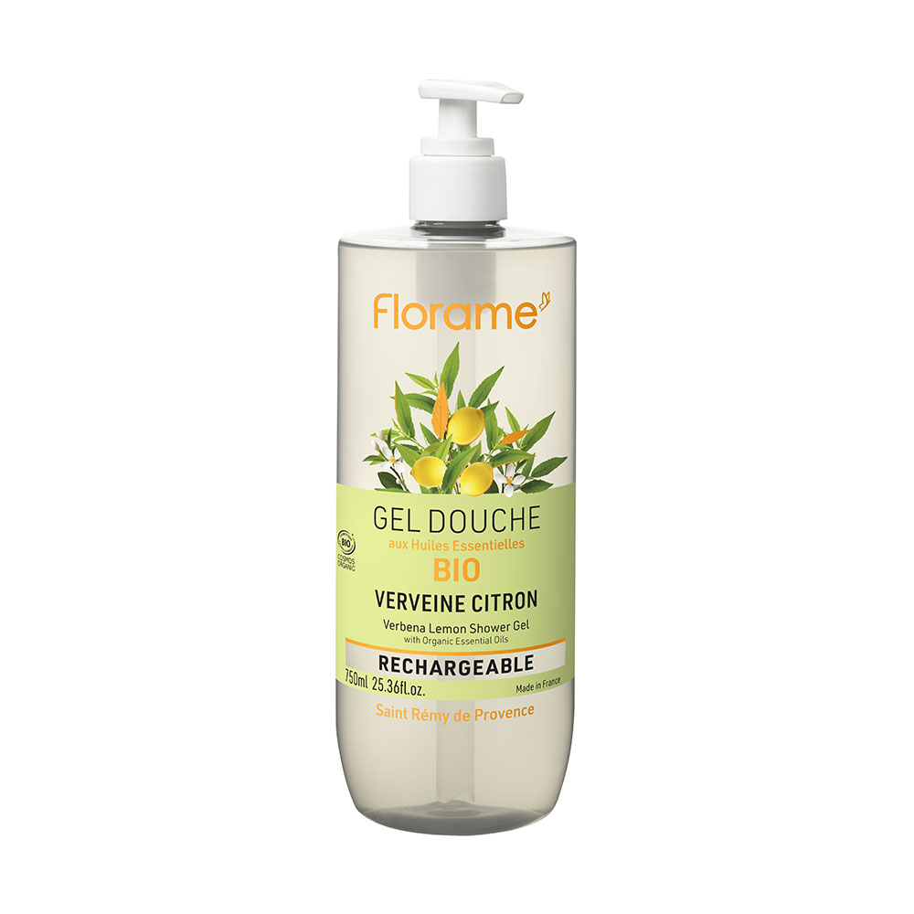 Florame Lemon verbena organic shower gel refillable 750 ml