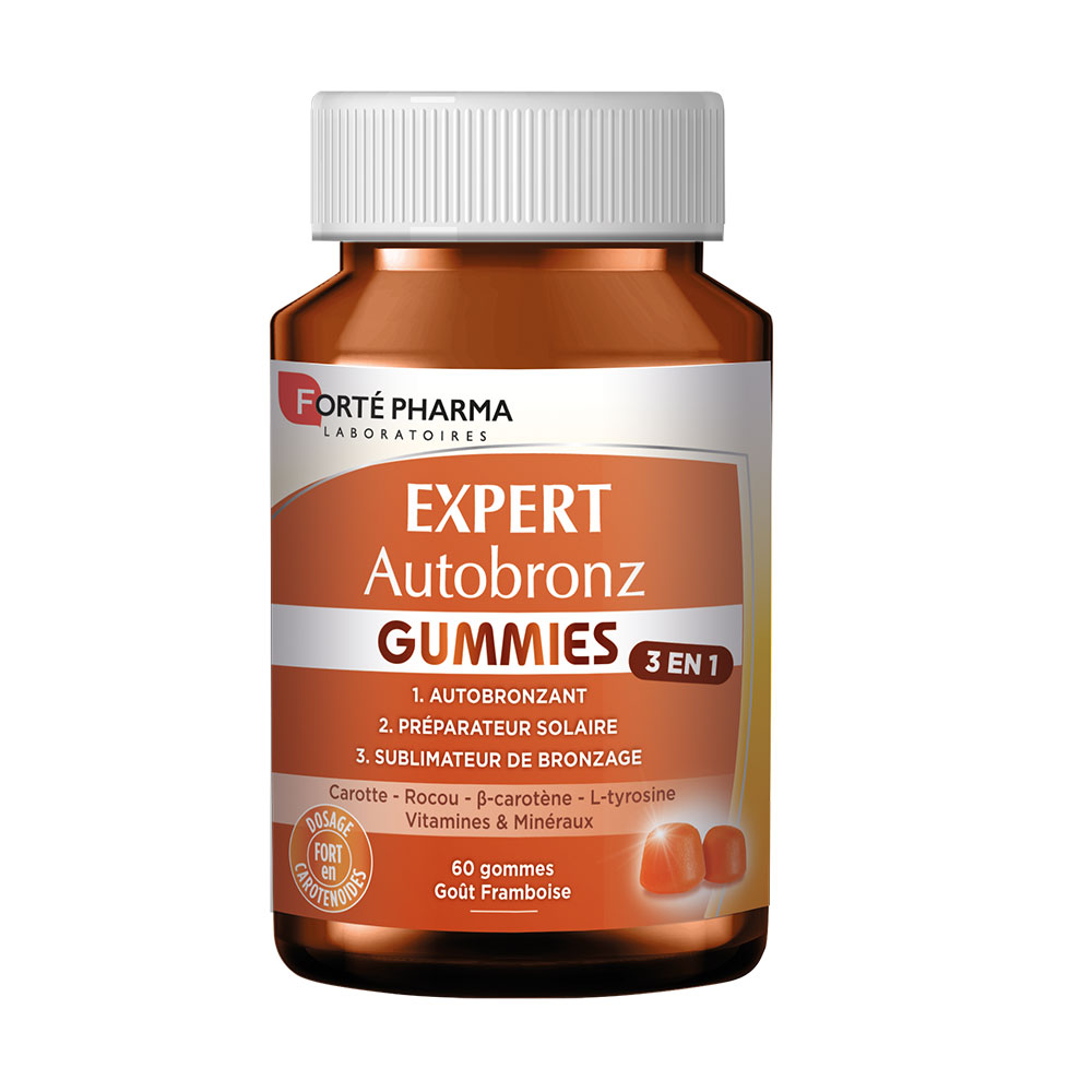 Forté Pharma Expert AutoBronz Self-tanning 60 chewable gummies