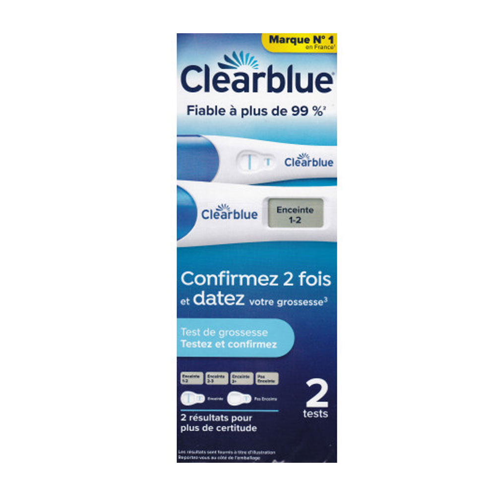 Clearblue Pregnancy Test Duo Confirm + Date 2 tests