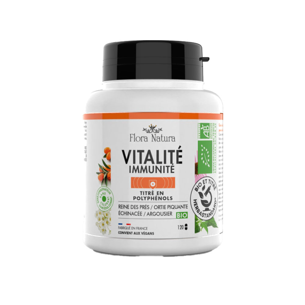 Flora Natura Complexe 4+ Vitality supports immune health 120 capsules