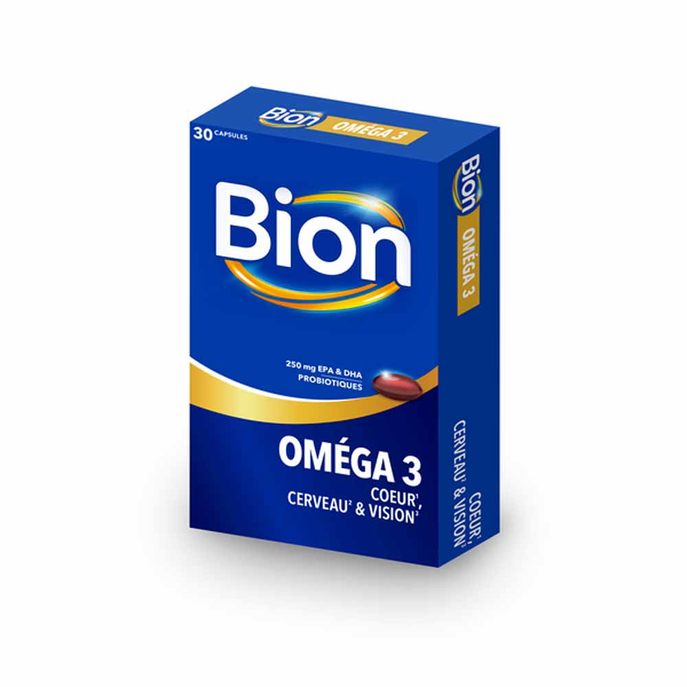 Bion3 Omegas 3 Heart Brain and vision 30 capsules