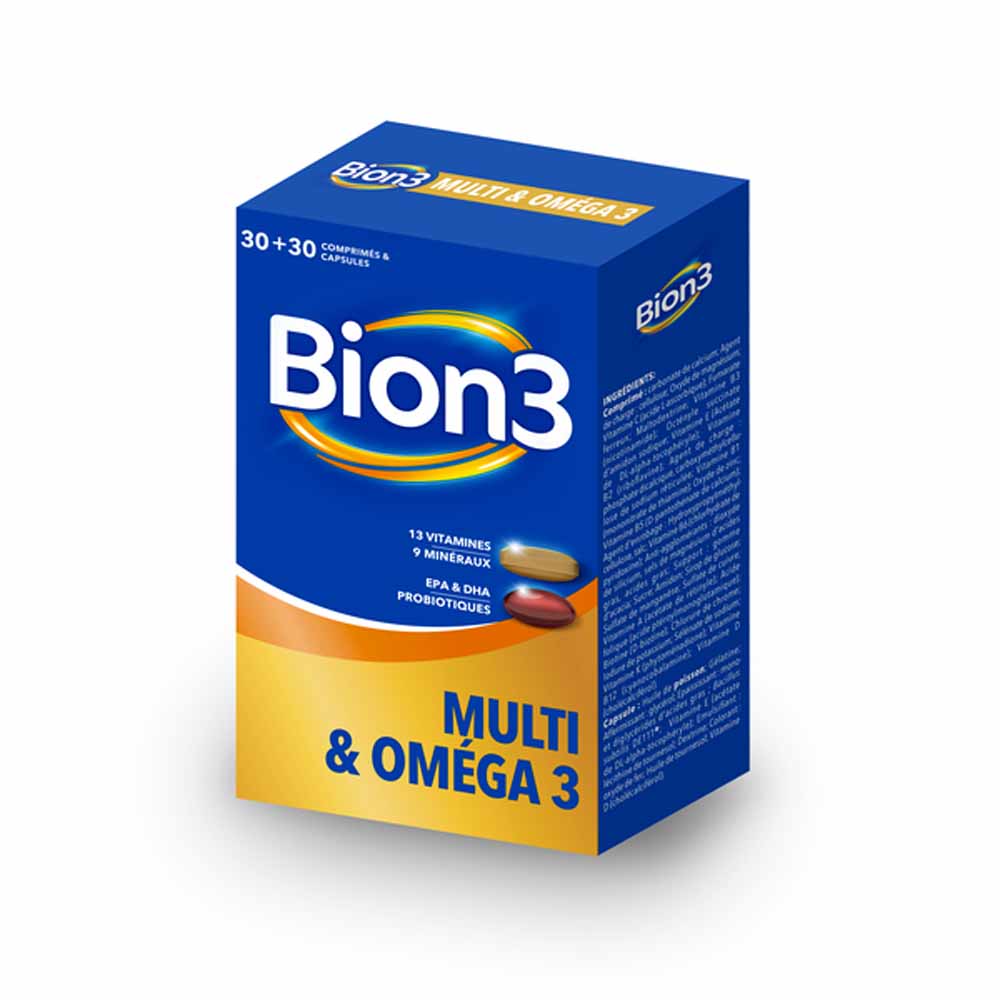 Bion3 Multi &amp; Omegas 3 30 tablets + 30 capsules