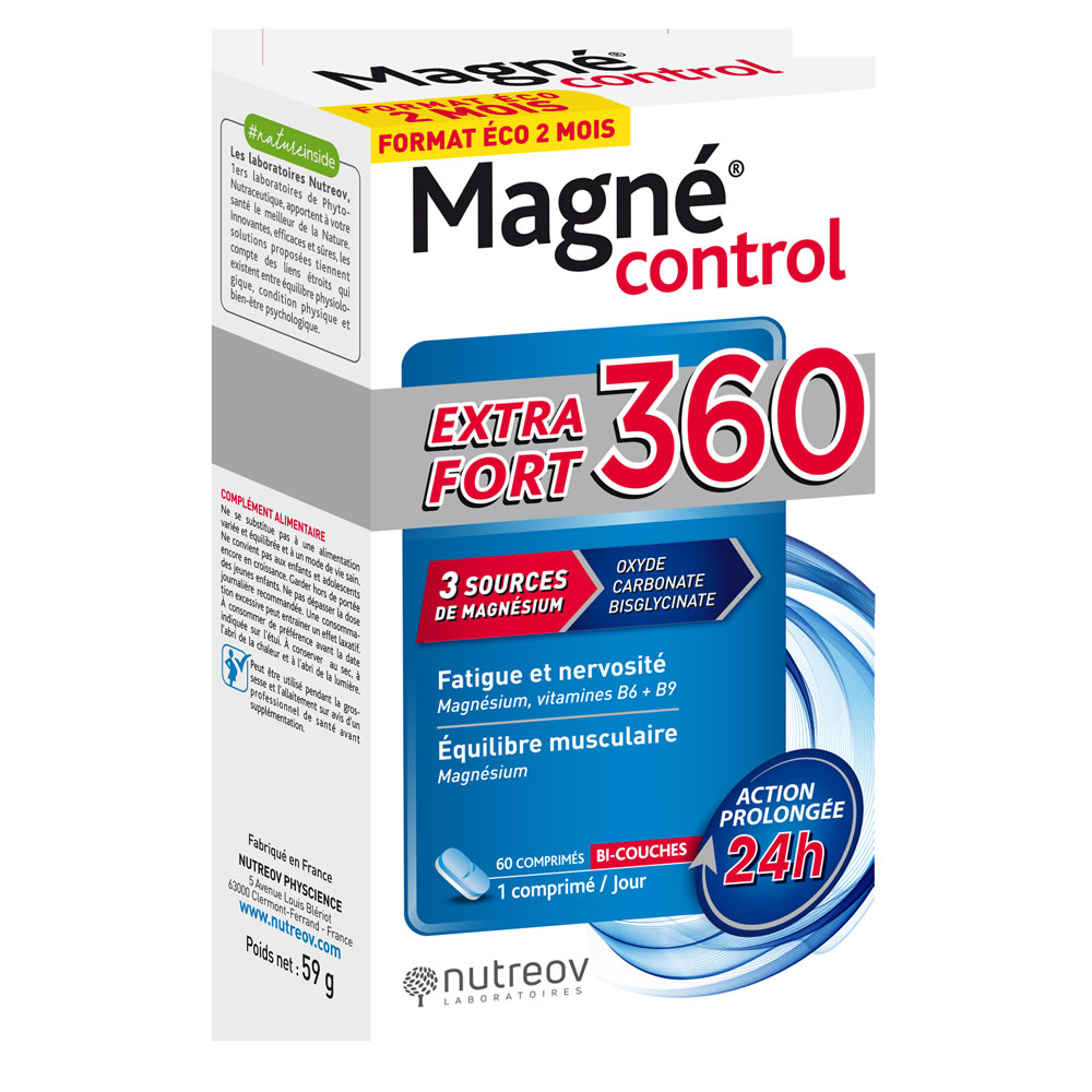 Nutreov Magnécontrol Extra Strong 60 tablets
