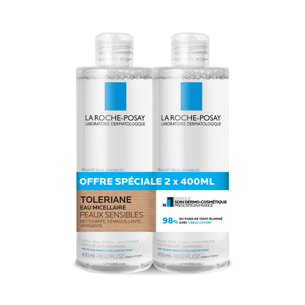 La Roche-Posay Toleriane Micellar water sensitive skin 2 x 400 ml