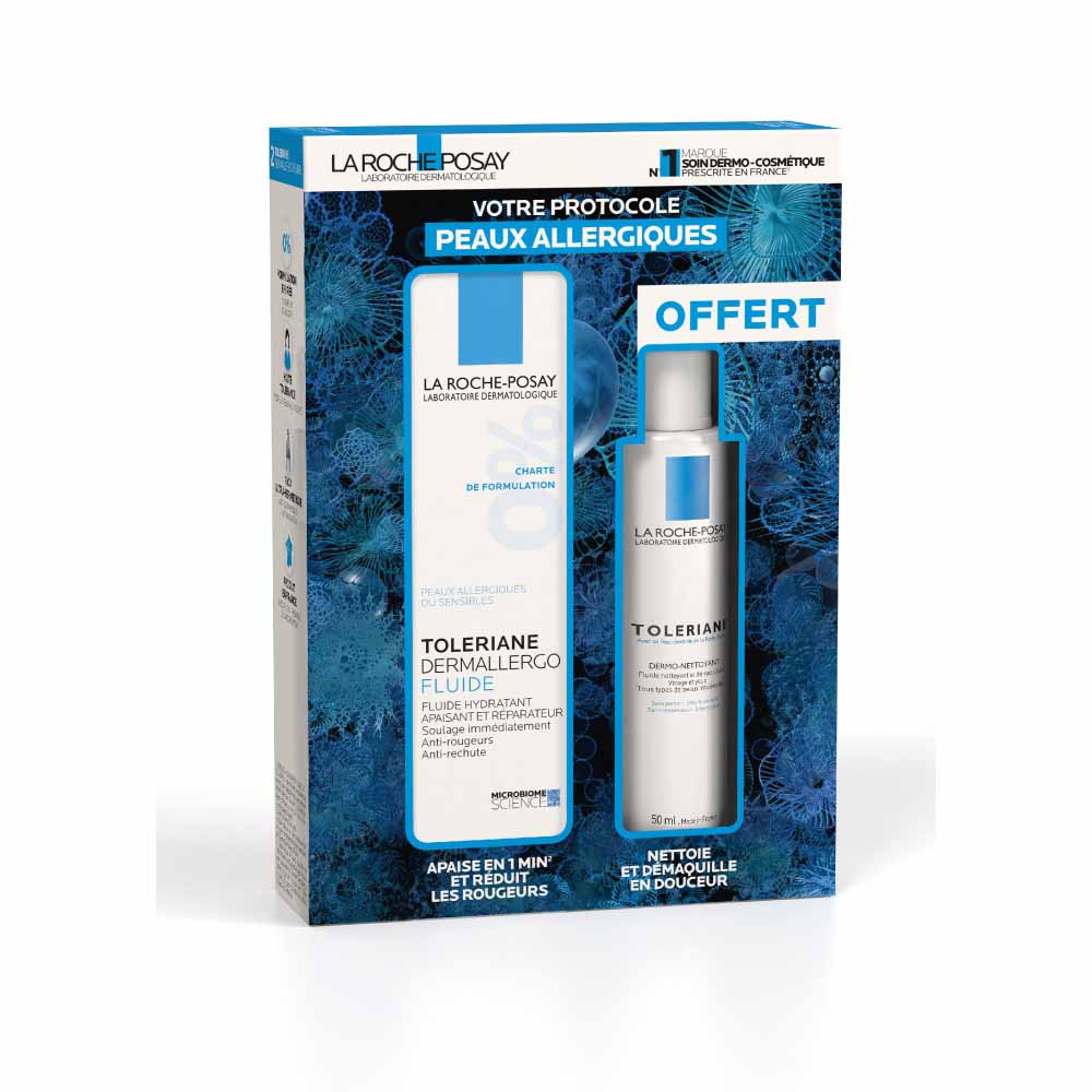 La Roche-Posay Toleriane Dermallergo Fluid 40ml + Free Dermo-Cleanser