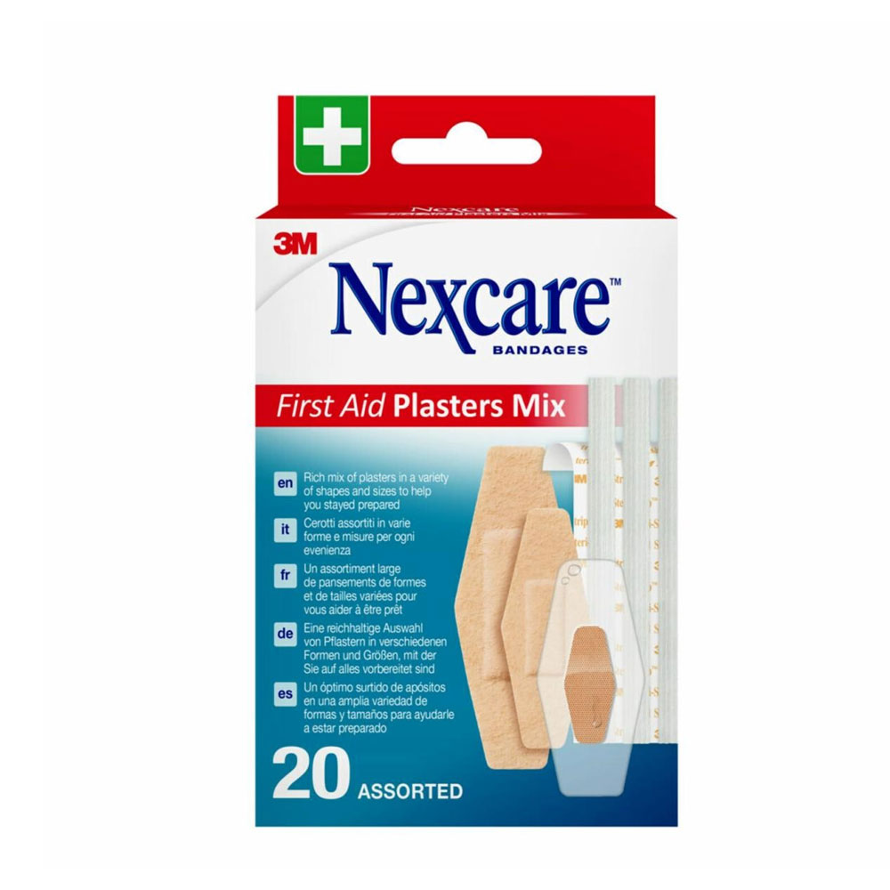 Nexcare First Aid Plasters Mix Plasters x20
