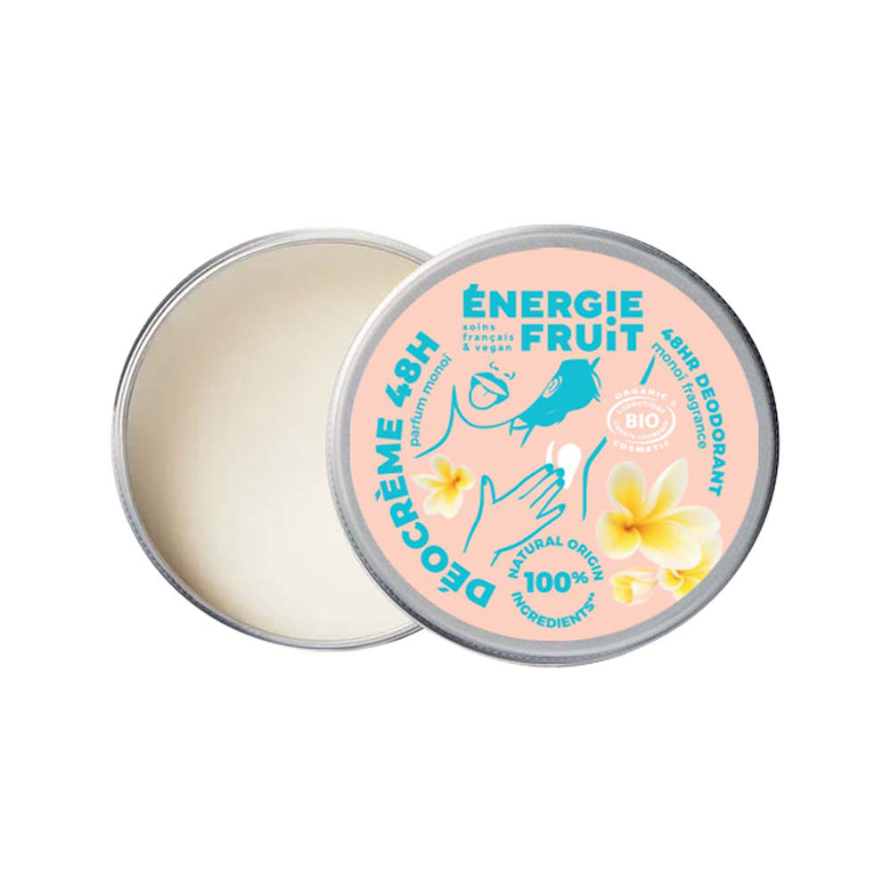 Energie Fruit 48H Organic Monoï Deodorant Cream 45 g