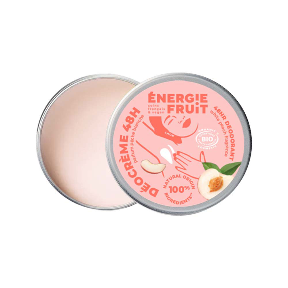 Energie Fruit White peach organic 48h cream deodorant 45 g