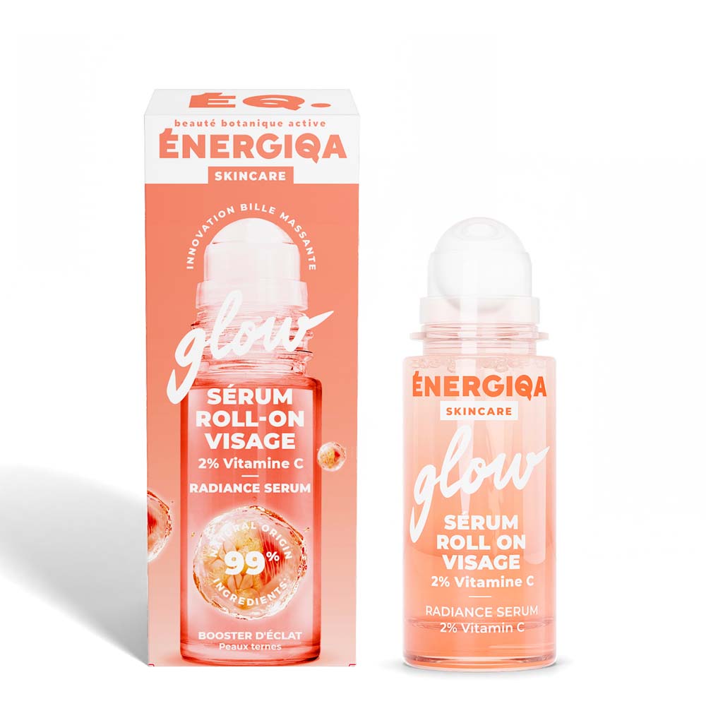 Energiqa Skincare Glow face roll-on serum with 2% vitamin C 30 ml
