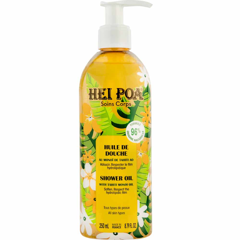 Hei Poa Body Care Shower Oil Tahitian Monoi AO 250ml