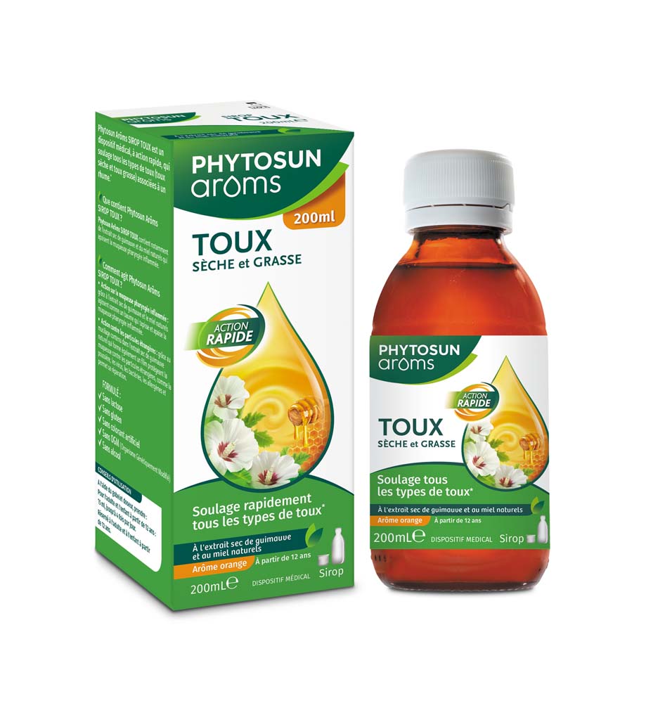 Phytosun Aroms Dry and chesty cough syrup fast-acting 200 ml