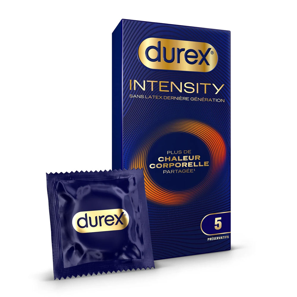 Durex Intensity Latex-free condoms Shared body heat x5