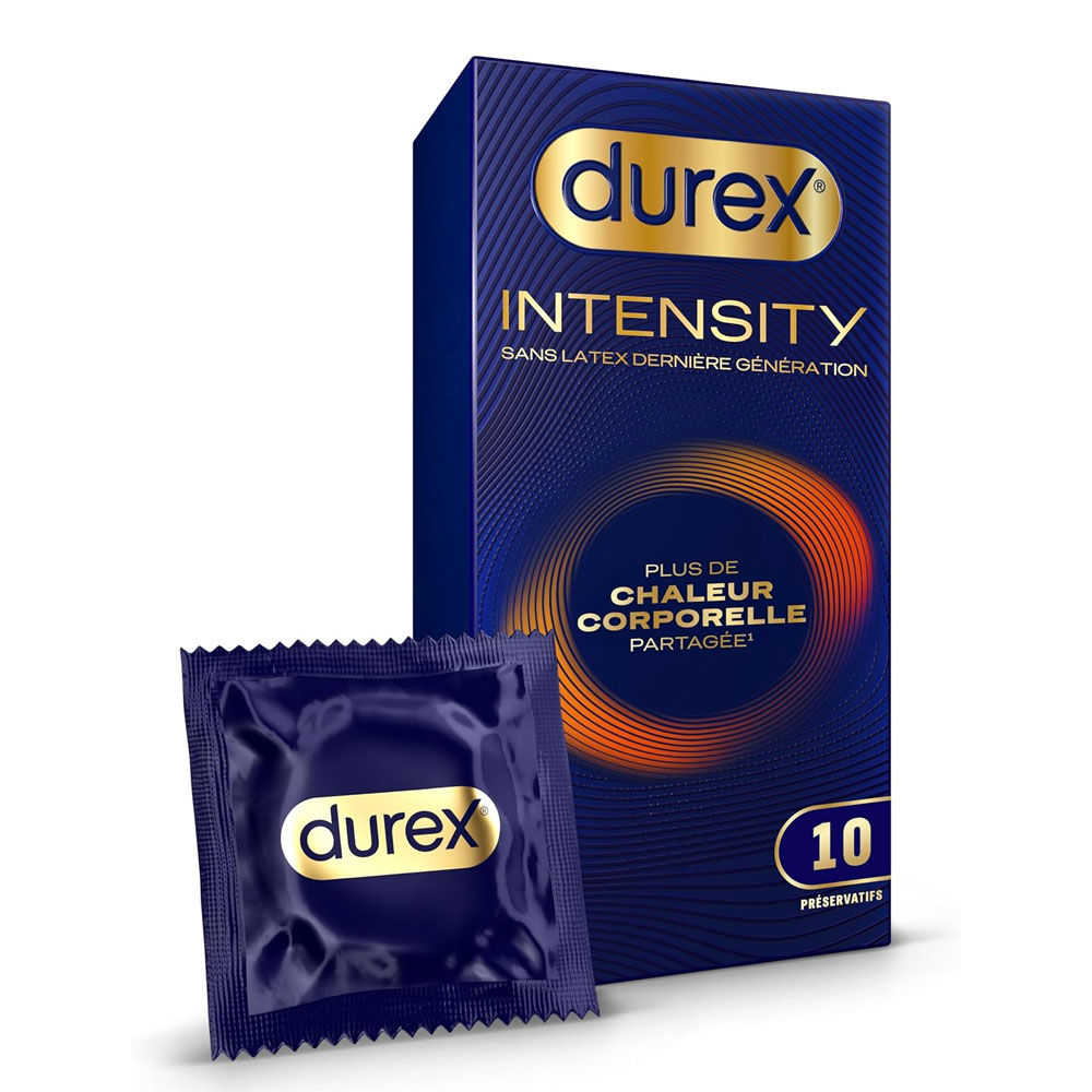 Durex Intensity Latex-free condoms Shared body heat x10