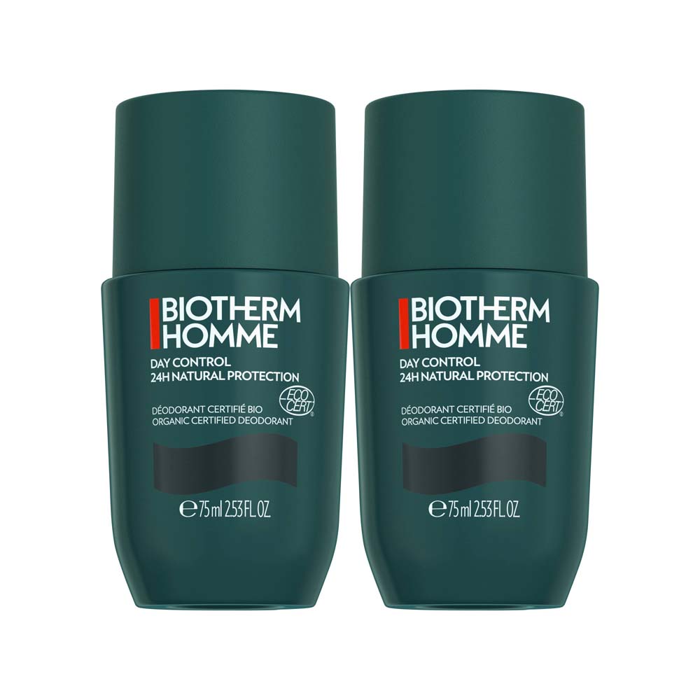 Biotherm Day Control 24-hour anti-perspirant deodorant roll-on for men 2 x 75 ml