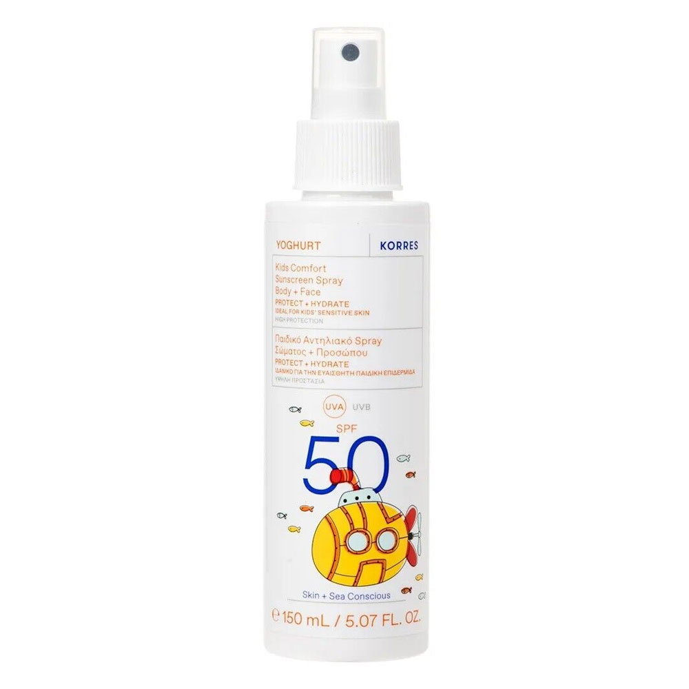 Korres Yoghurt Sunscreens CHILDREN Face &amp; Body Cream SPF50 150ml