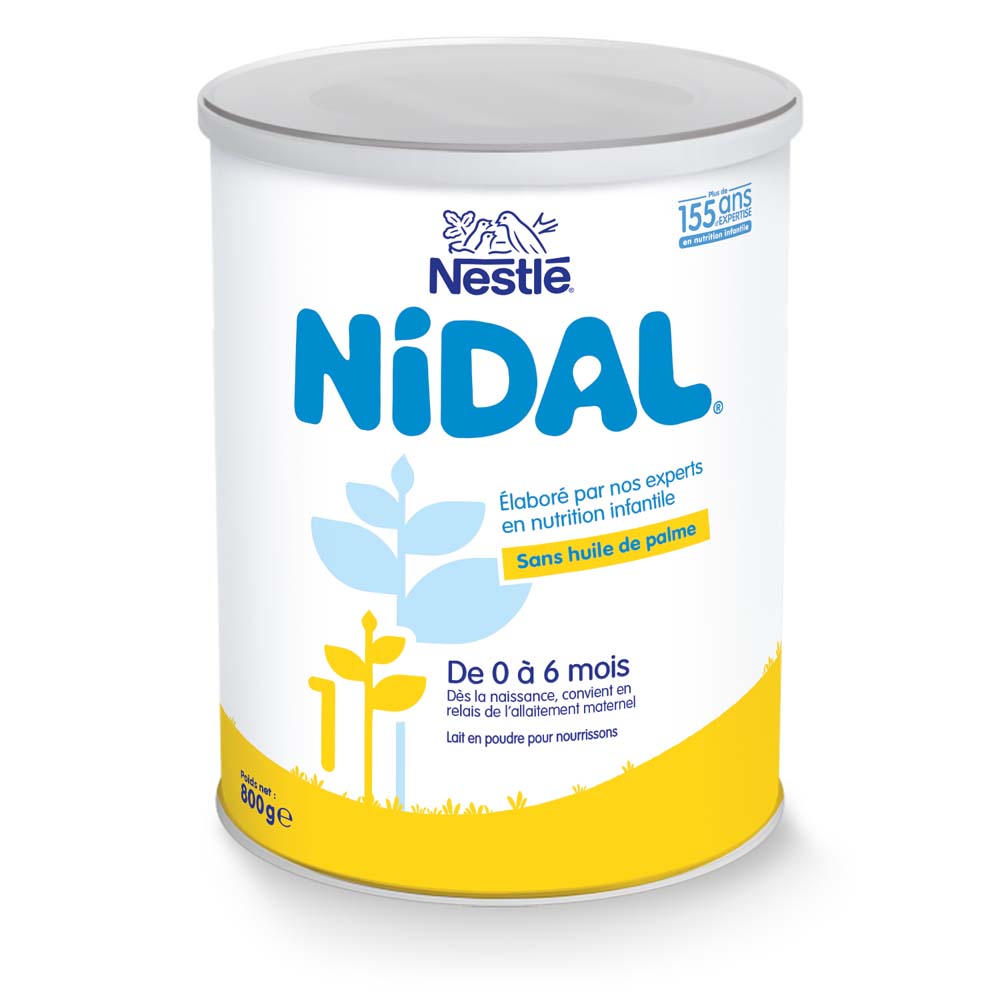 Nestlé Nidal First milk powder suitable from birth to 6 months 800 g