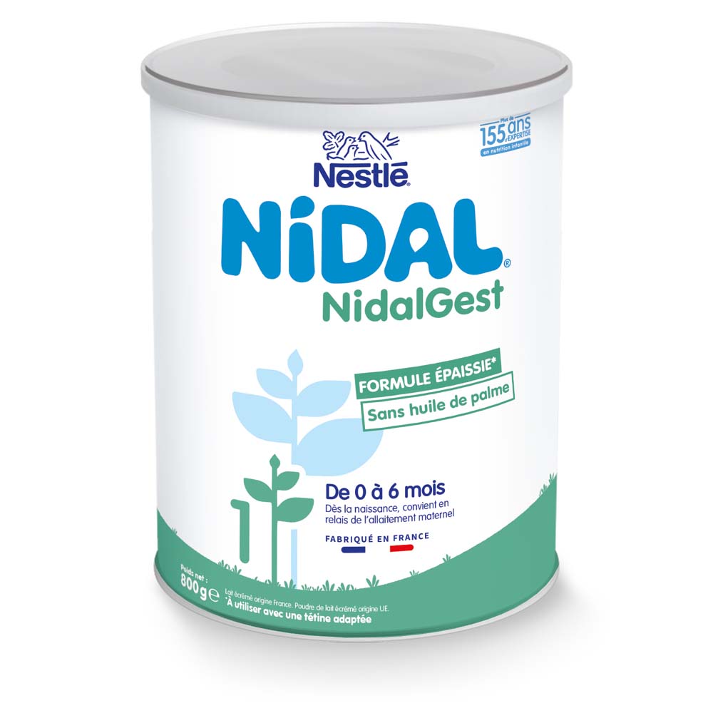 Nestlé Nidal Gest 1 Milk Powder Thickened Formula 0-6 Months 800g