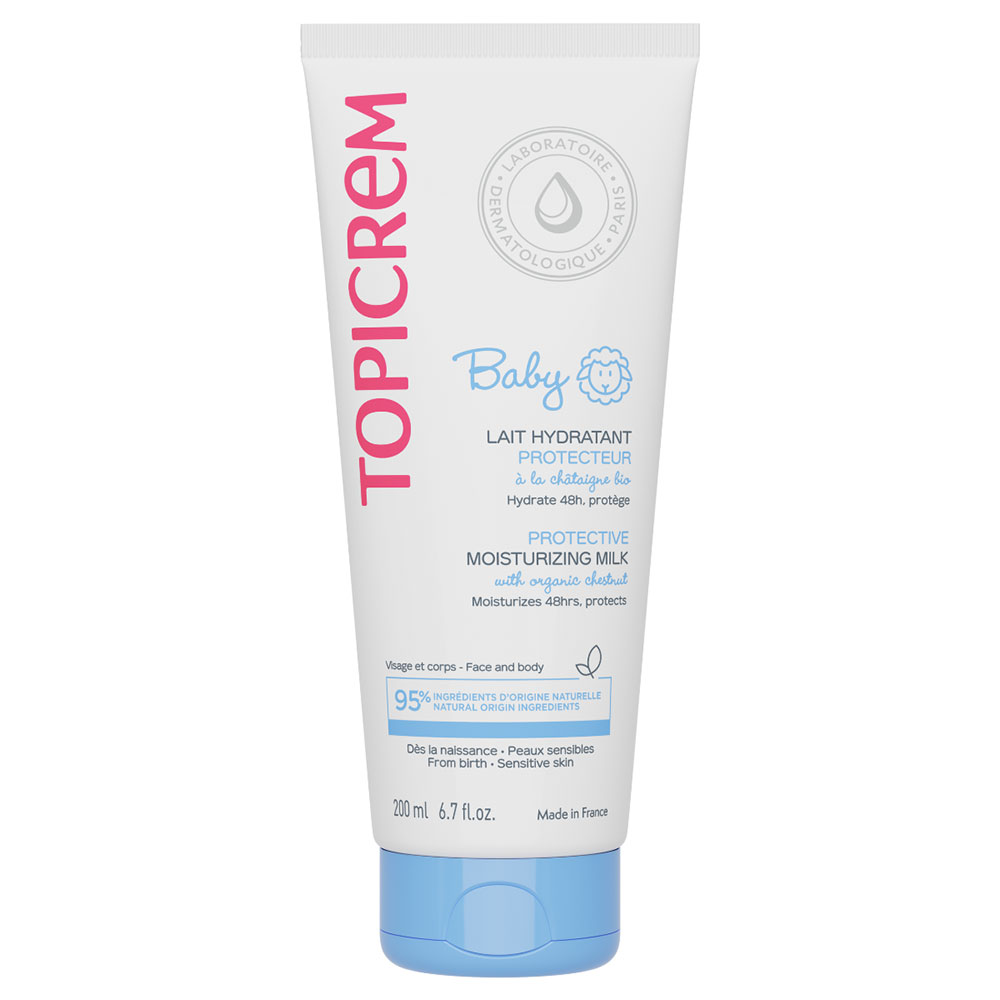 Topicrem Baby Hydrating protective milk face and body 200 ml