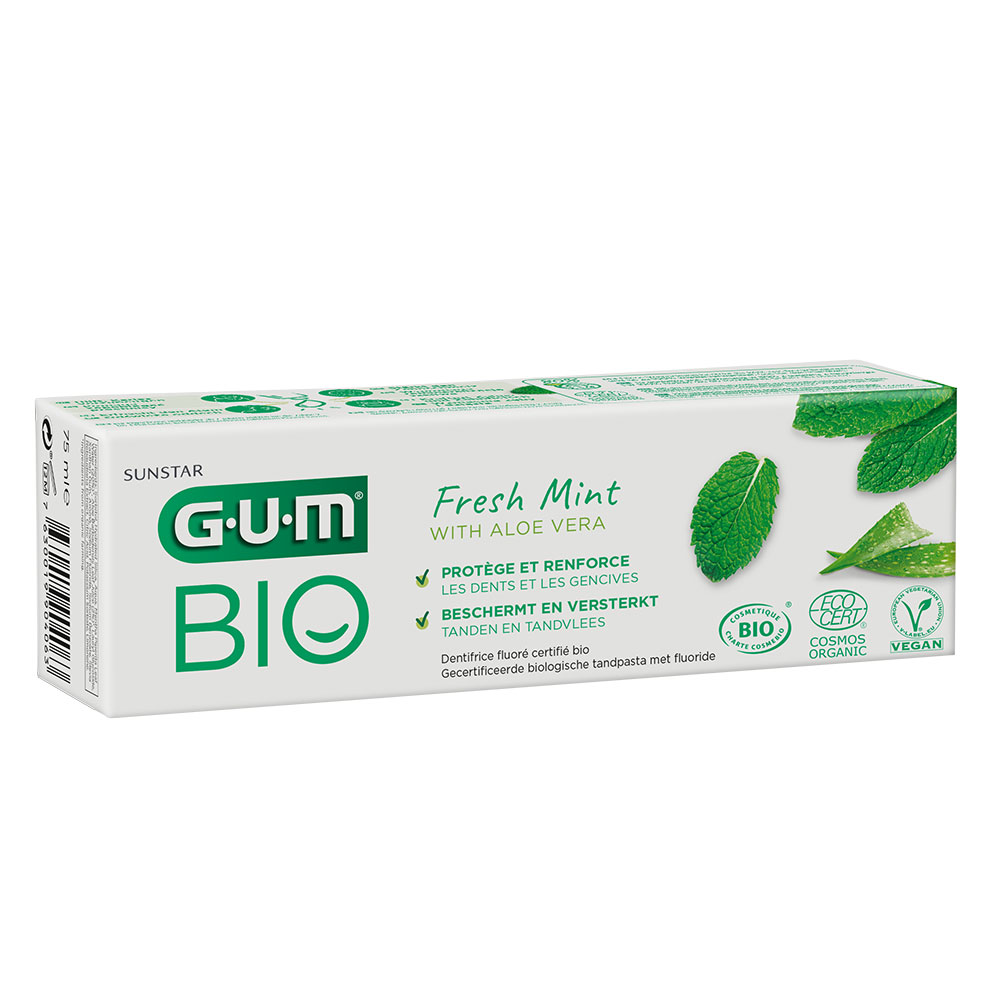 Gum Fresh Mint Organic Daily use Protection Toothpaste 75ml