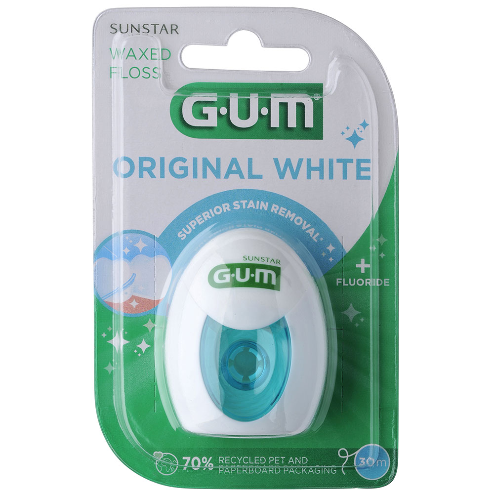 Gum Original White 2040 Original Whitening Floss 30m