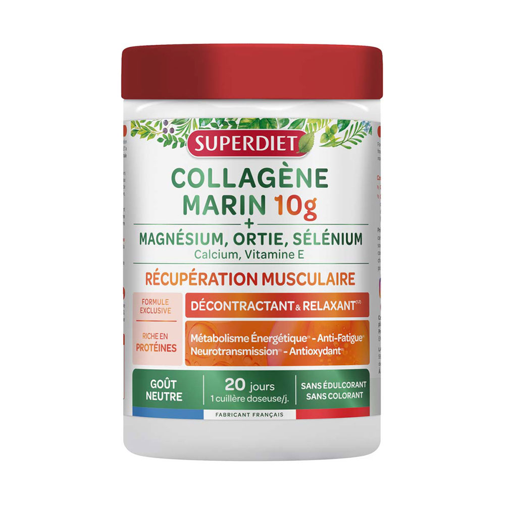Superdiet Marine collagen 10 g muscle recovery 210 g