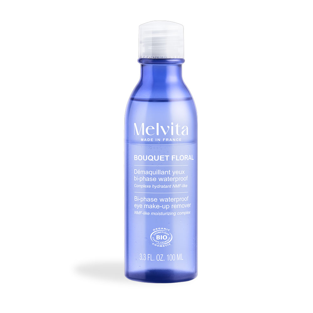 Melvita Floral Bouquet Bi-phase waterproof eye makeup remover organic 100 ml