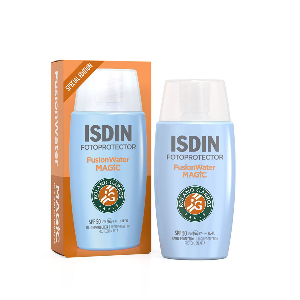 Isdin Fotoprotector Fusion Water Magic Protection Suncare SPF50 Roland Garros Limited Edition 50ml