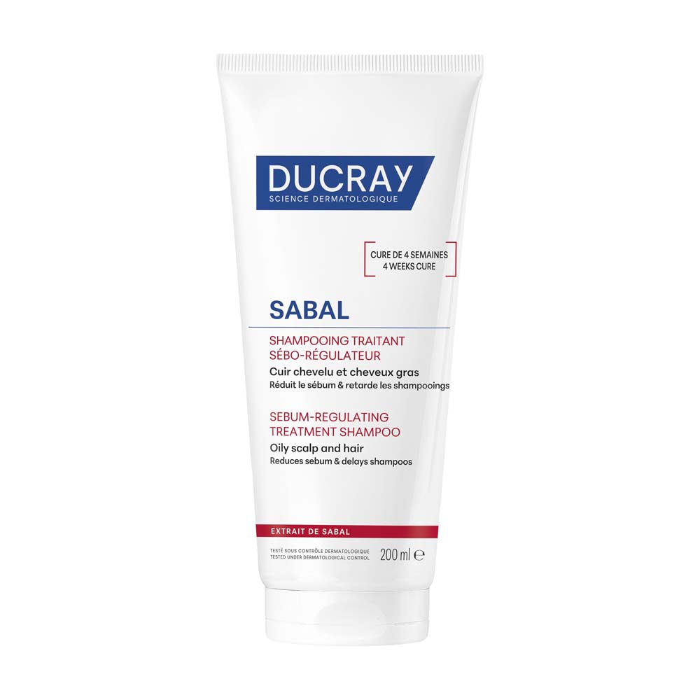 Ducray Sabal Seboregulating treating shampoo for oily scalp and hair 200 ml