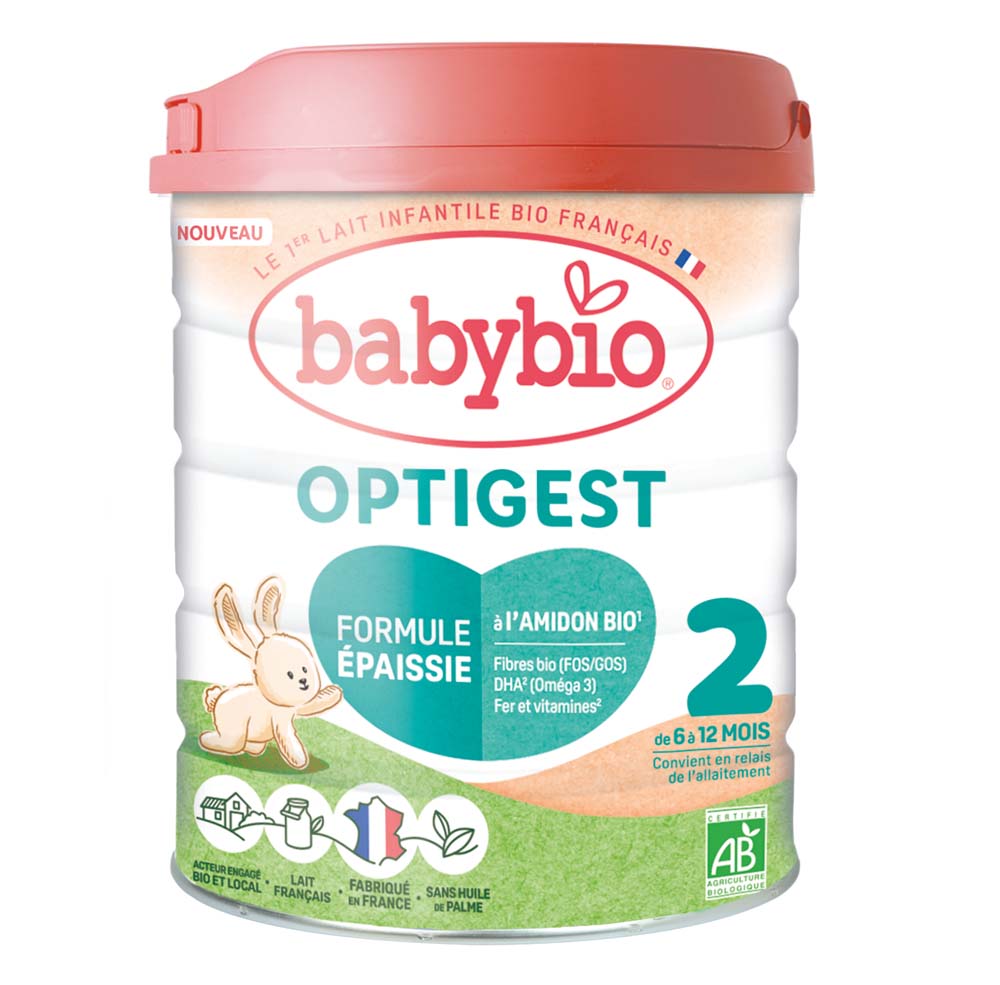 Babybio Baby Milks Thickened Optigest 2 Powder from 6 to 12 months 800 g