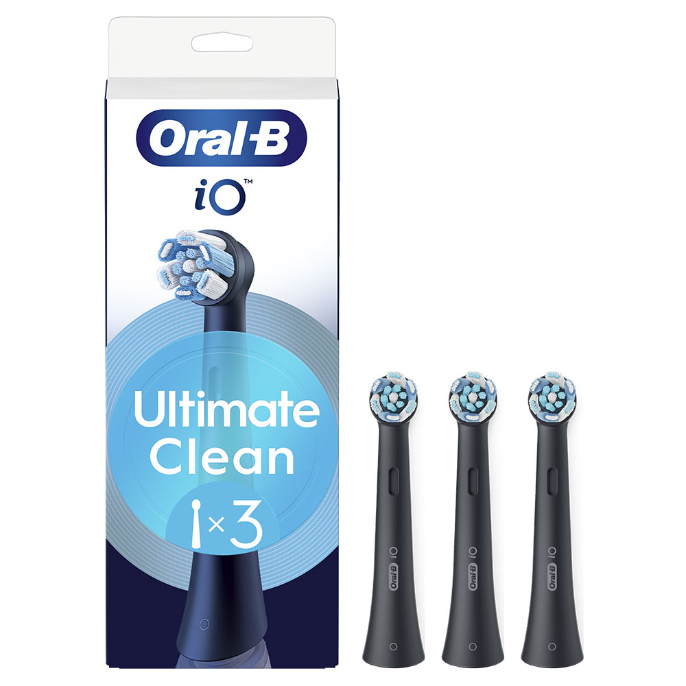 Oral-B iO Brushes for electric toothbrushes Black Ultimate Clean x3