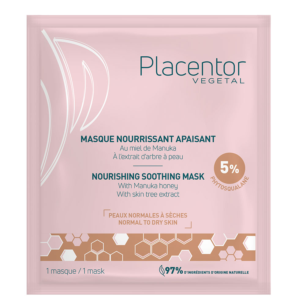 Placentor Végétal Soothing nourishing Masks Normal to dry skin 25g