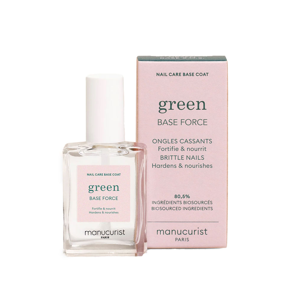 Manucurist Skincare Base Coat Force Green Soft and Cracked Nails 15ml
