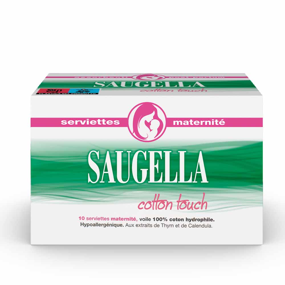 Saugella CottonTouch Maternity pads hypoallergenic 10 units