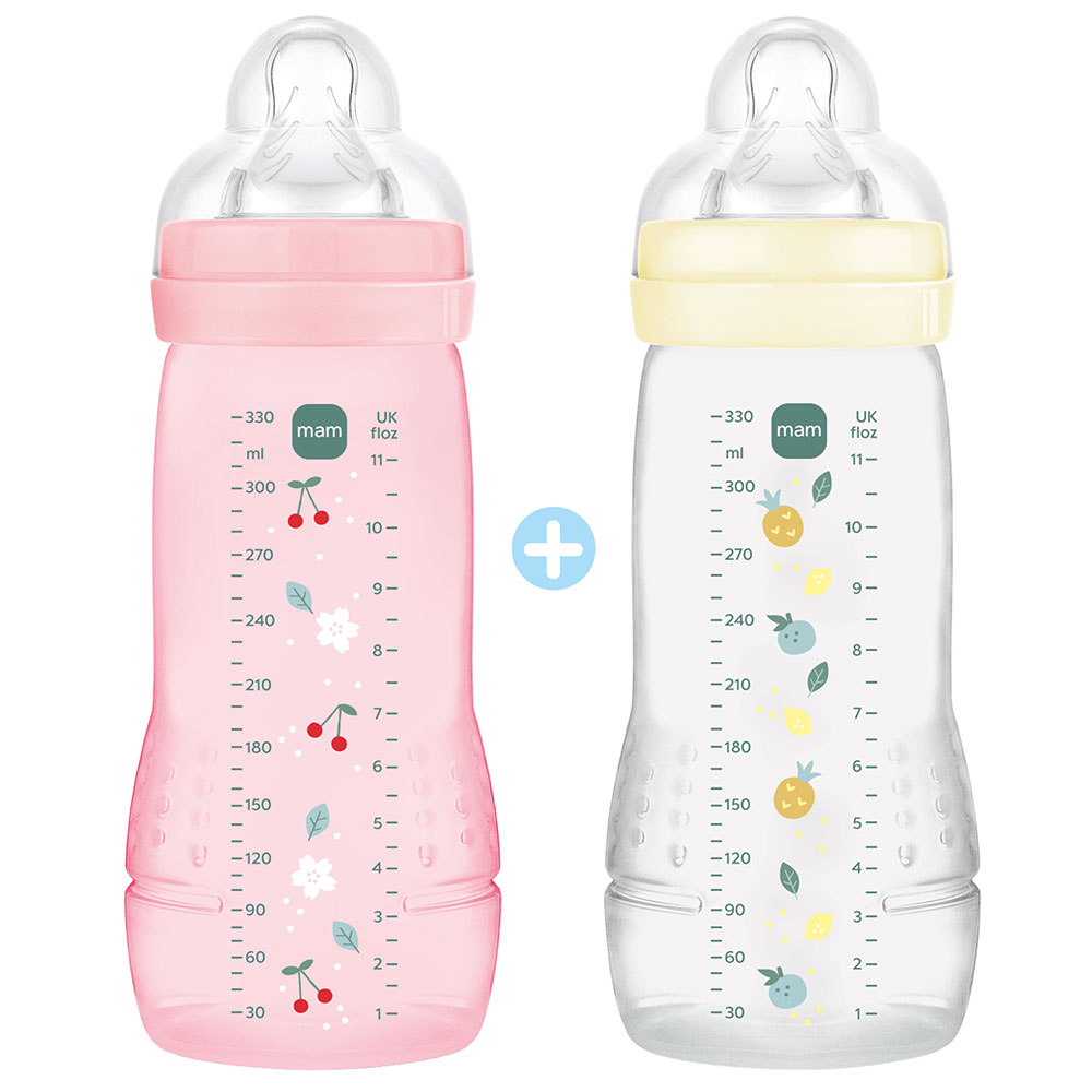 Mam Easy Active Debit X Feeding bottles Of the 6 Months 2x330ml