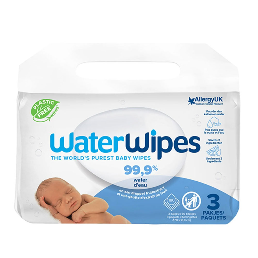 Waterwipes Baby Wipes 4x60 3x60