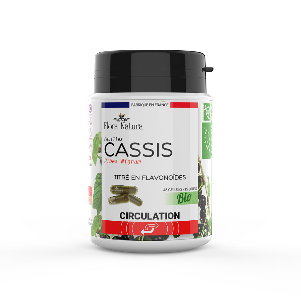 Flora Natura Blackcurrant Organic 45 capsules