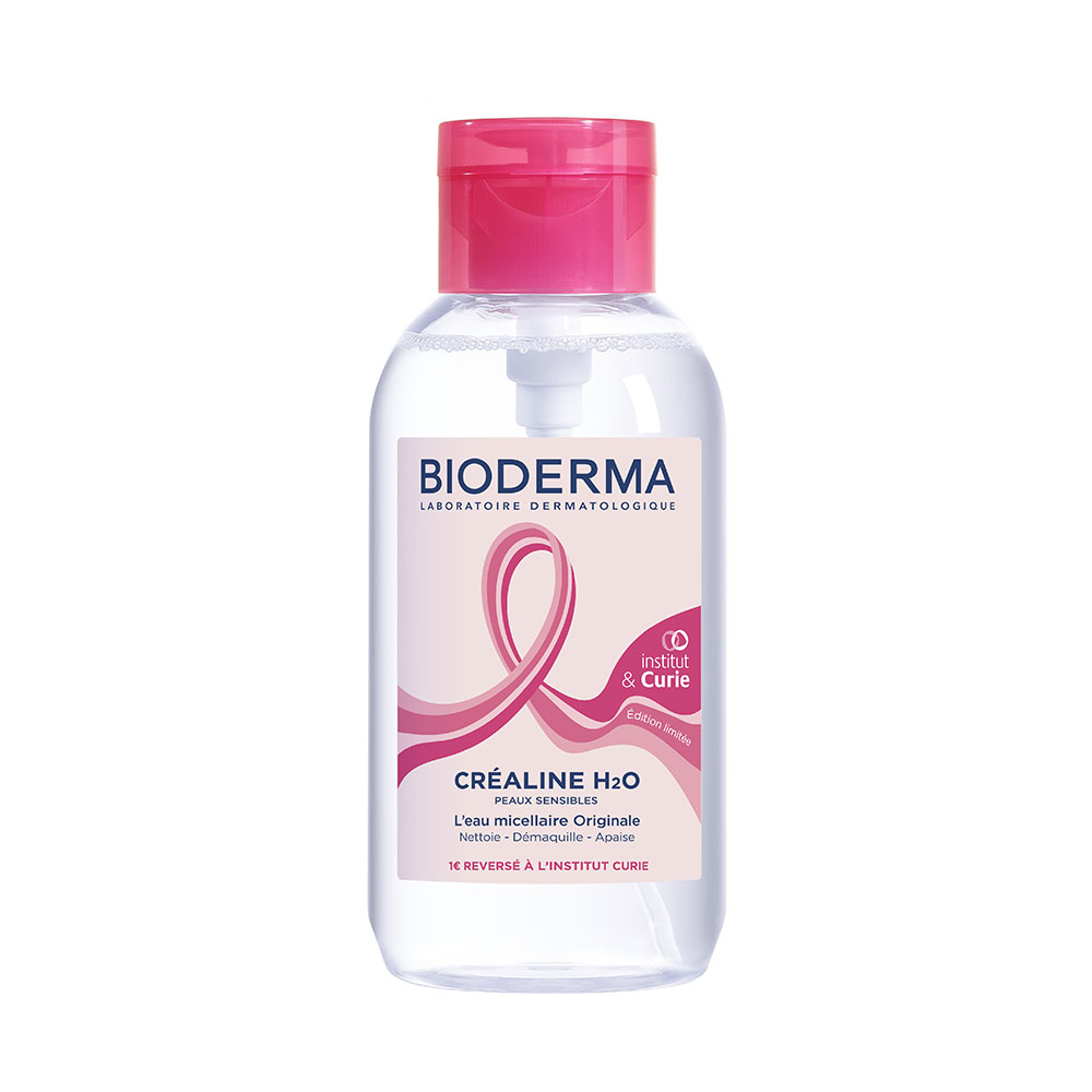 Bioderma Crealine Original Micellar water H2O pink October edition 500 ml